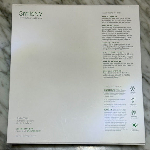 SmileNV is teeth whitening you can trust to deliver results.
by Dentists. New - Picture 3 of 3